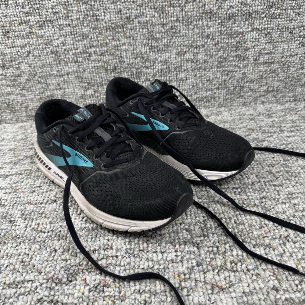 Brooks Ariel 20 Shoes Womens 10.5 B Running Support Walk Jog Black Blue